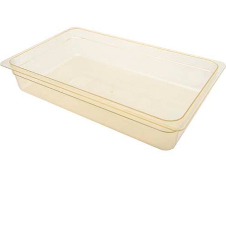 Cambro Pan, Food , H-Pan, Full, 4"D, Amber 14HP-150